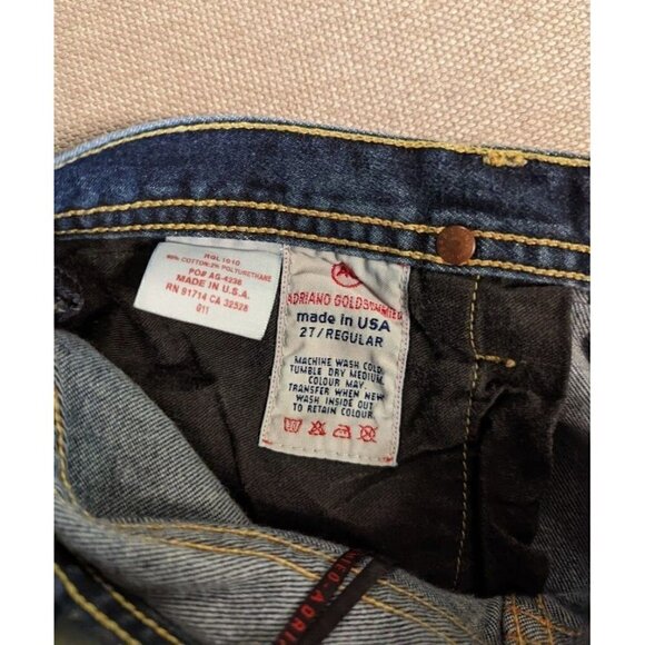 AG Adriano Goldschimied The Rider Jean Denim Women's Size 27 - Picture 3 of 7